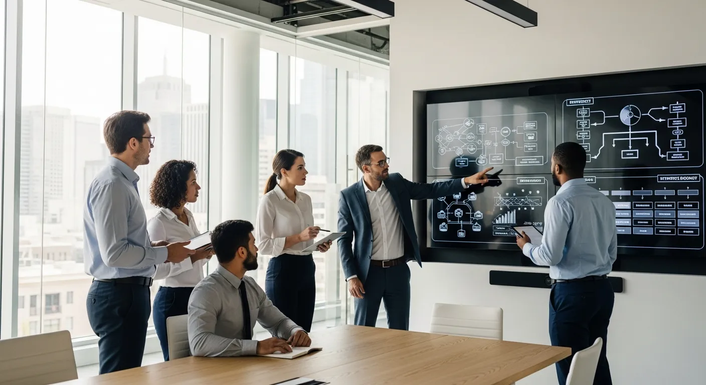 Central Texas business team planning technology strategy and IT infrastructure upgrades